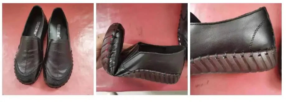 Mocassins en cuir de vache tendance pour femmes