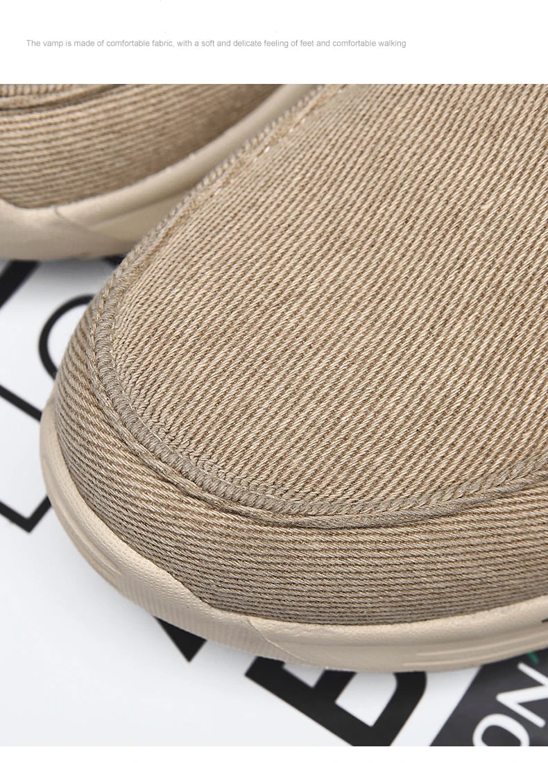 Chaussures décontractées en toile respirantes pour hommes