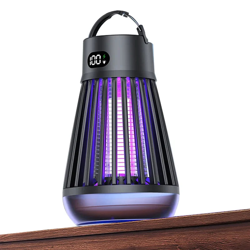 Lampe anti-moustiques à décharge électrique, lumière UV