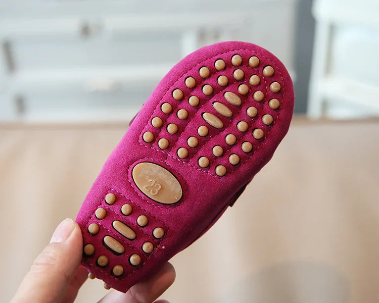 mocassins souples et tendance pour enfants, chaussures plates décontractées