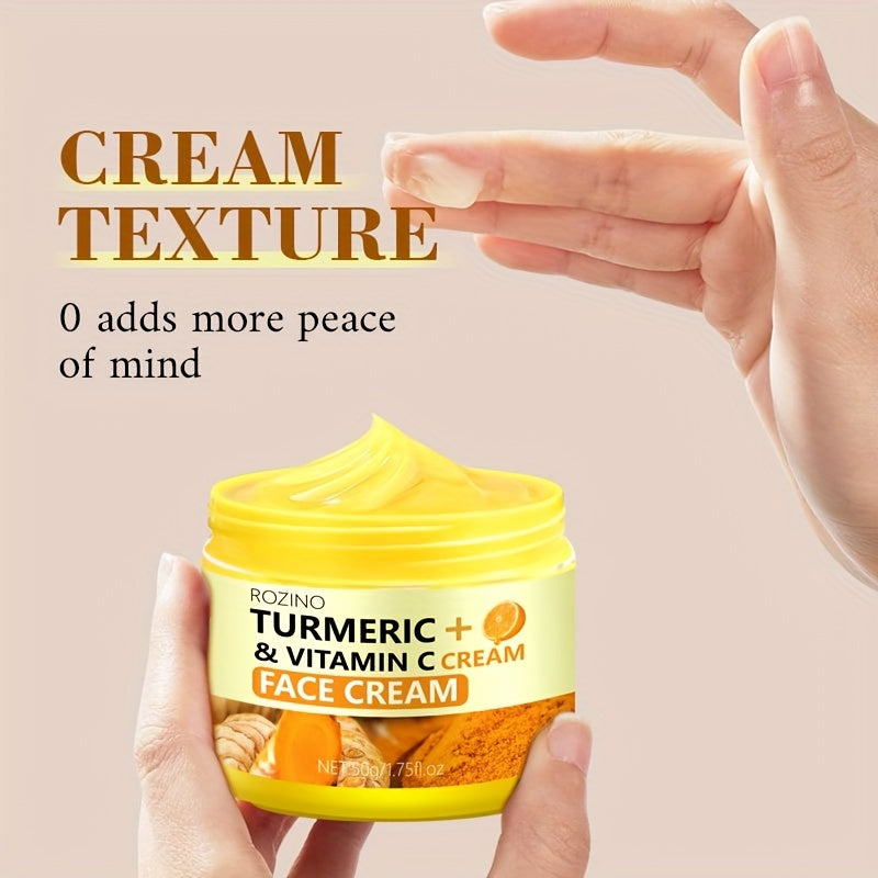 [Vibrant Skin] Turmeric VC Cream | Rich in Vitamin C and Turmeric | Deep Hydration and Moisture
