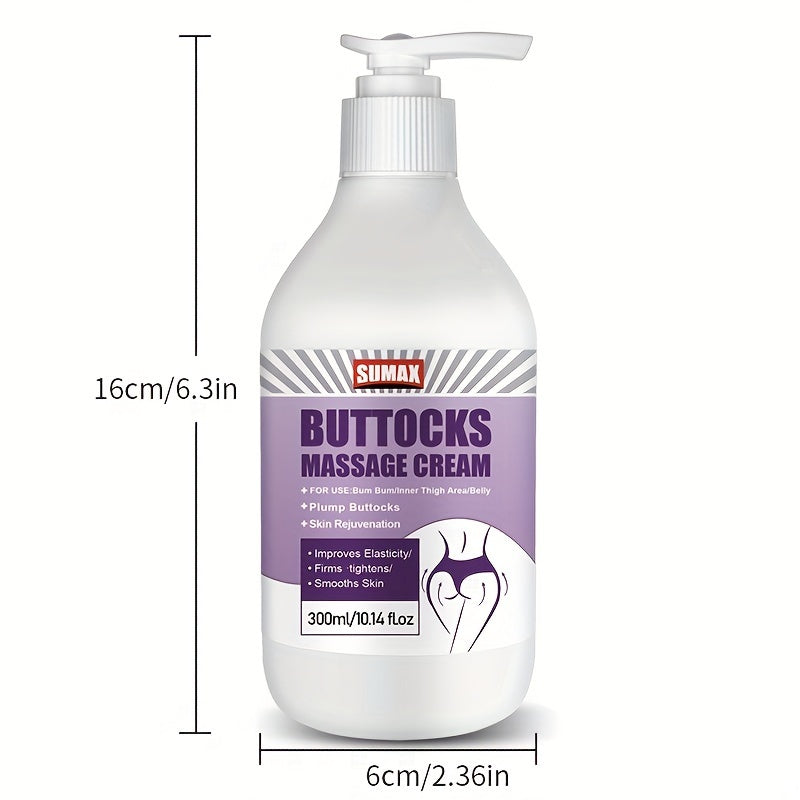 Vitamin C & Collagen Buttocks Enhancer Cream - Hydrating, Firming & Natural Lift for Fuller Hips, Alcohol-Free, Suitable for All Skin Types