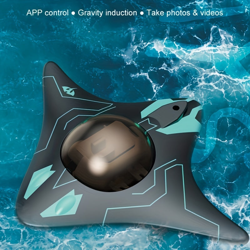 Mini Remote Control Ship Mobile Phone Control, Real-time Transmission Underwater Camera, Remote Control Ship Toy Model